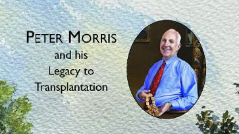 Book cover: Peter Morris and His Legacy to Transplantation by David Cranston